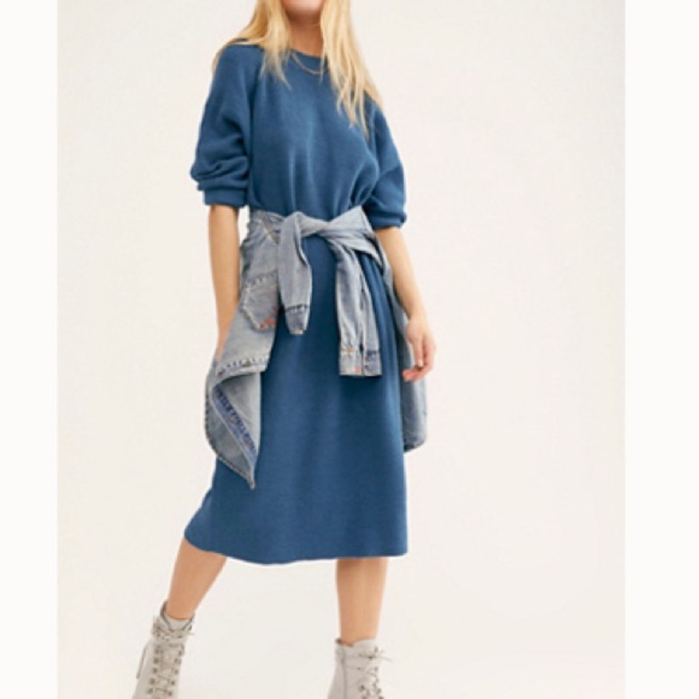 Free People Santa Barabara Sweater Midi Dress